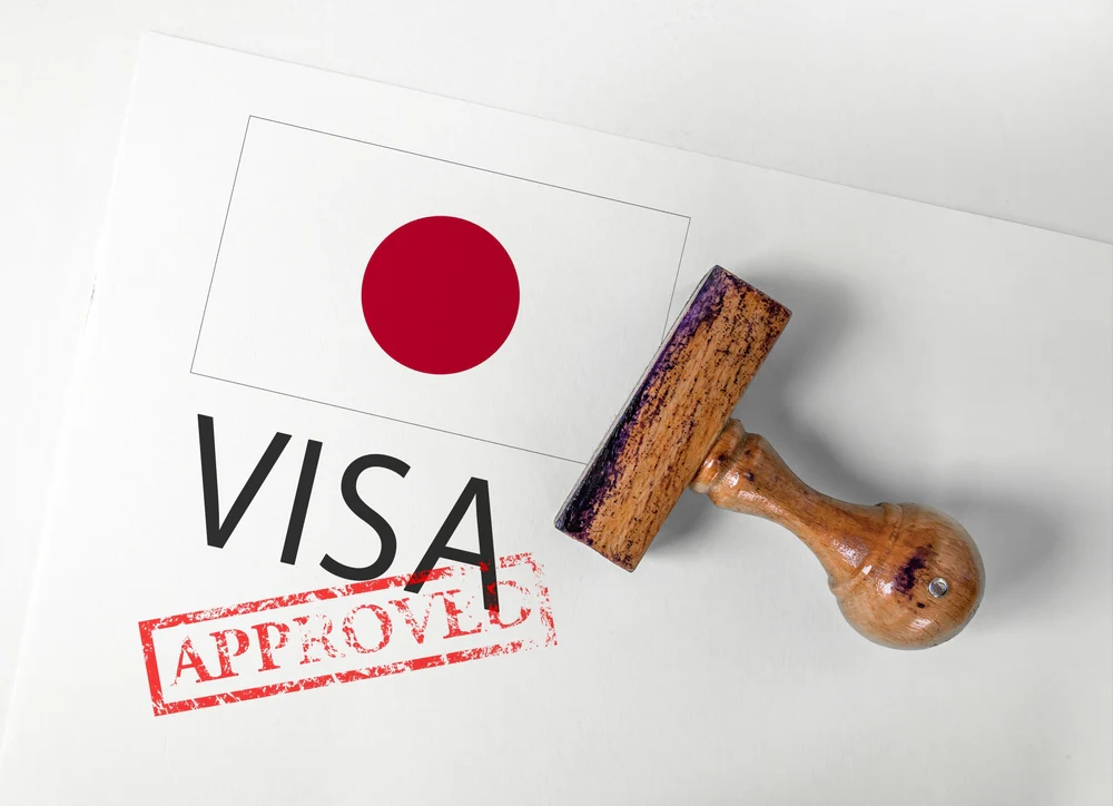Japan visa application approved